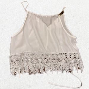 urban outfitters staring at the stars white top